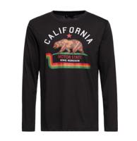 King Kerosin California Basic Longsleeve Black-XXL