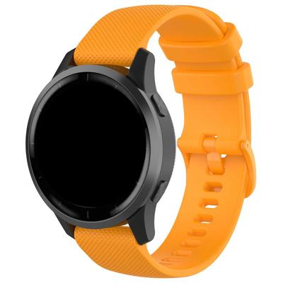 Samsung Galaxy Watch 7 Gesp Siliconen Band - Oranje Samsung Galaxy Watch 7 Gesp Siliconen Band - Oranje