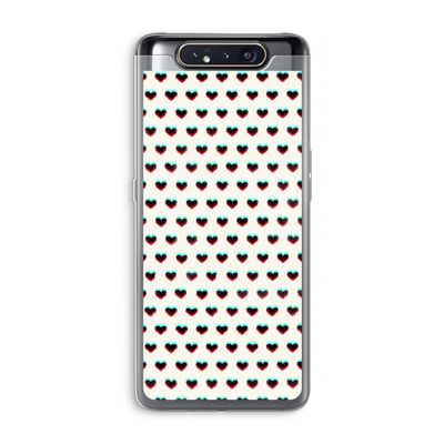 Hartjes: Samsung Galaxy A80 Transparant Hoesje