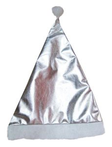 Kerstmuts Metallic Zilver