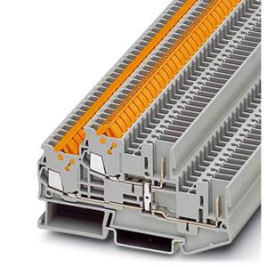 Phoenix Contact 3206377 Klem 2-etages 5.2 mm Snelaansluiting Grijs 50 stuk(s)