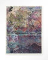 Urban Cotton Wandkleed 'Birch Tree Autumn 2' 80 x 110cm in Floating Frame - off white