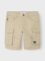 Name it zomer short jongens - cargo - taupe - Nkmryan - thumbnail