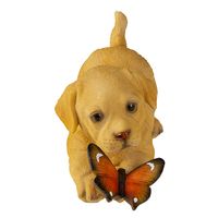 Clayre & Eef Bruine Decoratie hond 20*8*11 cm 6PR3361