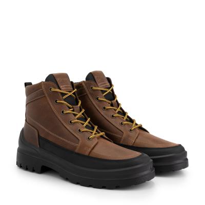 Travelin' Men - Lace-up boot casual - Cognac - Maat 42