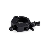 Riggatec Halfcoupler Slim Black 48-51mm 750kg zwart - thumbnail