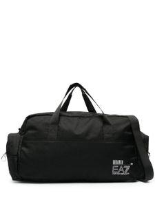 Ea7 Emporio Armani sac de voyage à logo imprimé - Noir