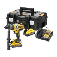 DeWALT DCD999H2T Accu klop-/schroefboormachine 18V XR FlexVolt Advantage POWERSTACK 5.0Ah in TSTAK