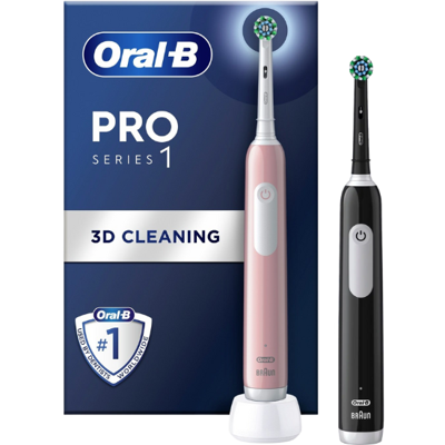 Oral-B PRO Series 1 Black + Extra Body Pink