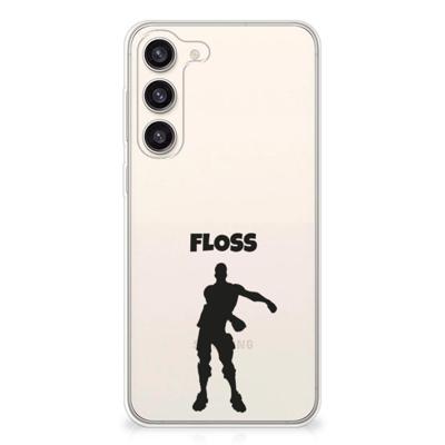 Samsung Galaxy S23 Plus Telefoonhoesje met Naam Floss Samsung Galaxy S23 Plus Telefoonhoesje met Naam Floss