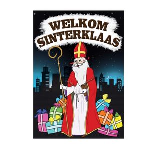 Deurposter Sinterklaas A1 formaat 59 x 84 cm