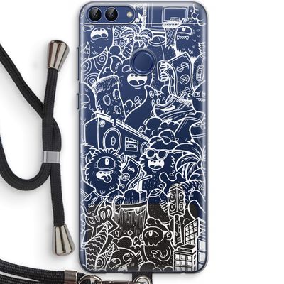 Vexx City #2: Huawei P Smart (2018) Transparant Hoesje met koord