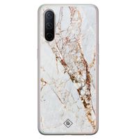 OnePlus Nord CE 5G siliconen hoesje - Marmer goud