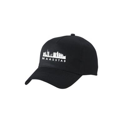 Pet klassiek zwart - Skyline Rotterdam - logo voor