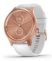 Garmin vivomove Style - Smartwatch met mechanische wijzers en kleurentouchscreen - Rose Goud Wit - thumbnail