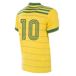 Brazilië Retro Voetbalshirt 1984 + Nummer 10