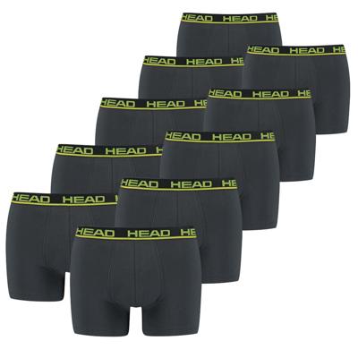 Head Boxershorts 10-pack Phantom / Lime Punch-XXL