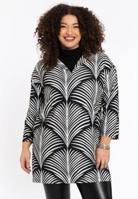 Yoek Tuniek PALM | Zwart | Maat 38/40