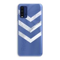 Marmeren pijlen: Xiaomi Redmi 9T Transparant Hoesje