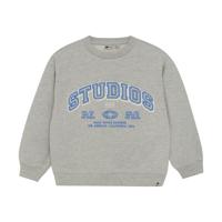 Daily7 winter sweater jongens - grijs - oversized/print