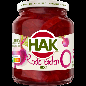 Hak BIO Rode Bieten Sticks 355g bij Jumbo
