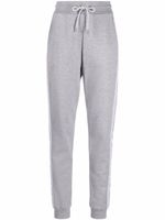 Karl Lagerfeld pantalon de jogging à bande logo - Gris