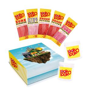 Look-O-Look aardbeien mix snoeppakket - giftbox - 616g