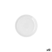 Eetbord Ariane Artisan Wit Keramisch Ø 21 cm (12 Stuks)