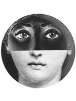 Fornasetti assiette murale Tema e Variazioni N.225 décorée à la main - Noir - thumbnail