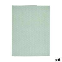 Vlekbestendig tafelkleed Kinvara ESTRELLA-M ESTRELLA-M Groen Munt Lichtgroen Dun canvas Anti-vlek Ster 140 x 180 cm (6 Stuks)