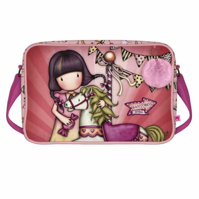 Schooltas Gorjuss Carousel Zalm (35 x 26.5 x 10.5 cm)