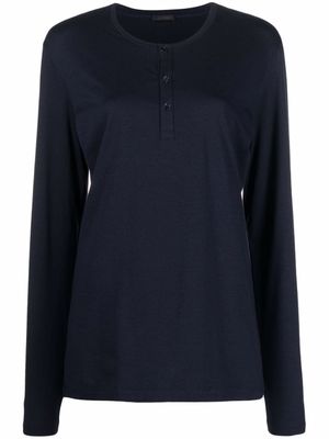 La Perla haut de pyjama à manches longues - Bleu