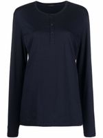 La Perla haut de pyjama à manches longues - Bleu