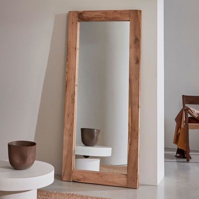 Kave Home Spiegel 'Maden' Gerecycled hout, 180 x 80cm
