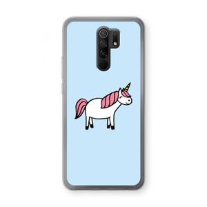 Eenhoorn: Xiaomi Redmi 9 Transparant Hoesje