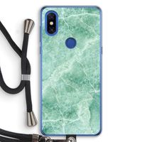 Groen marmer: Xiaomi Mi Mix 3 Transparant Hoesje met koord