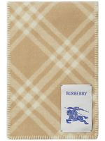 Burberry écharpe en laine à patch logo - Tons neutres