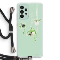 Hang In There: Samsung Galaxy A52s 5G Transparant Hoesje met koord