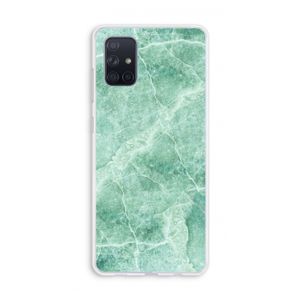 Groen marmer: Galaxy A71 Transparant Hoesje