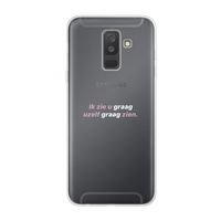 uzelf graag zien: Samsung Galaxy A6 Plus (2018) Transparant Hoesje uzelf graag zien: Samsung Galaxy A6 Plus (2018) Transparant Hoesje