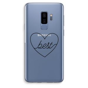 Best heart black: Samsung Galaxy S9 Plus Transparant Hoesje