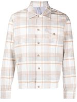 Eleventy Italian long-sleeved cotton shirt - Blanc