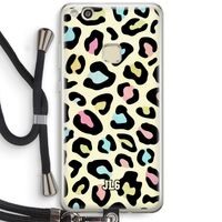 Leopard pattern: Huawei Ascend P10 Lite Transparant Hoesje met koord