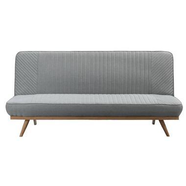 Slaapbank Lugano - groen/grijs - 89x191x85 cm - Leen Bakker