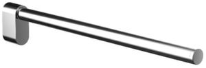 Emco Flow Handdoekhouder 1-lids vast 32x2,2x5,3 cm Chroom