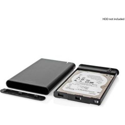 Hardeschijfbehuizing | 2.5 | USB 3.2 Gen1 | USB Type-A / USB Type-C© | Notebook / PC | Aluminium