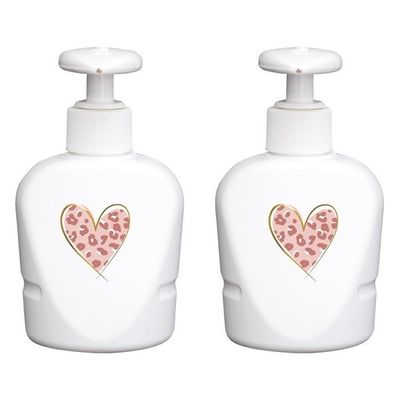 Bébé-jou Leopard Pink Zeepdispenser 13x6cm print mellow rose 6204123 Bébé-jou Leopard Pink Zeepdispenser 13x6cm print mellow rose 6204123