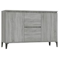 vidaXL Dressoir 104x35x70 cm bewerkt hout grijs sonoma eikenkleurig - thumbnail