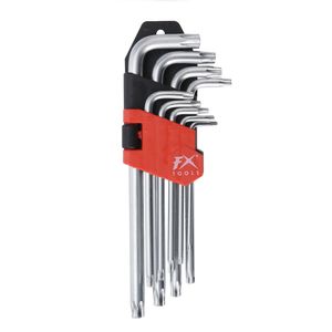 Torx sleutelset / Torx schroevendraaierset 9-delig