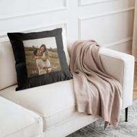 Kussen bedrukken - Zwart - 40 x 40 cm